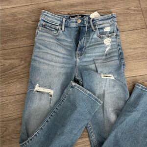 Hollister Light Blue Distressed Skinny Jeans
